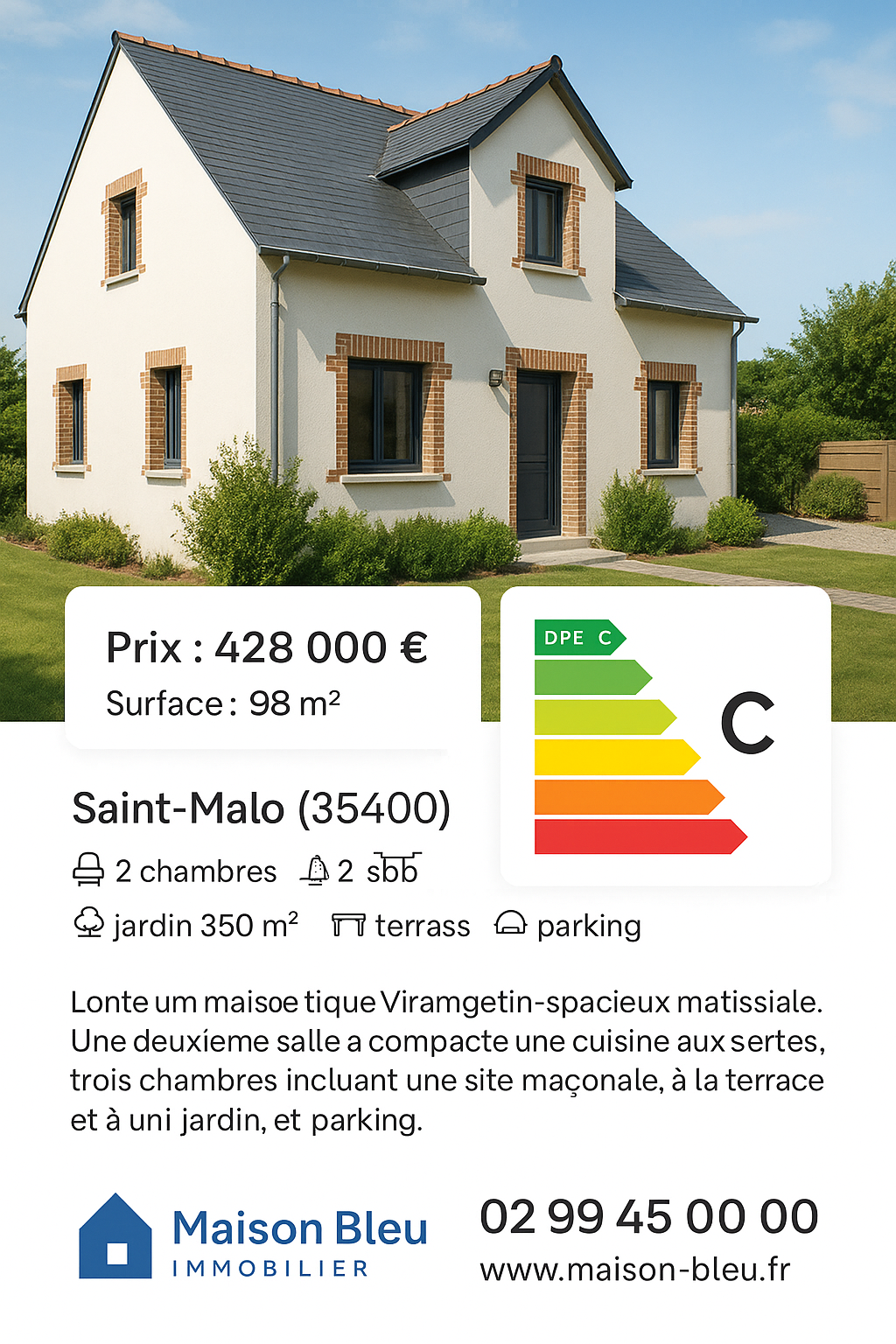 Exemple d'annonce 2